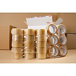 Taśma solvent transparentna 48x66 EUROTAPE - karton 36 szt. (KT4866SOLTRE)