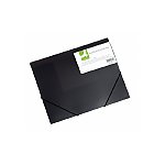 Teczka z gumką Q-CONNECT A4 PP czarna (KF02314)
