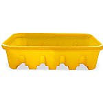Wanna wychwytowa pod regał z tworzywa pod 2 IBC bez kratownicy 2165 mm (09-120300)