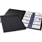 Wizytownik DURABLE Visifix A4 na 400 wizytówek czarny (2445-01)