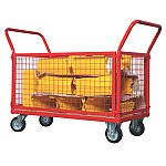 Wózek transportowy osiatkowany 800x500 mm w wersji expert (02-017ME)