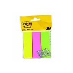 Zakładki indeksujące 3M Post-It 3 bloczki 26x76mm 3 kolory (3M-FT510285875)