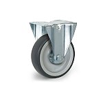 Zestaw kołowy stały, Ø 100 mm, środek: PP szary, powłoka: PU (48158)