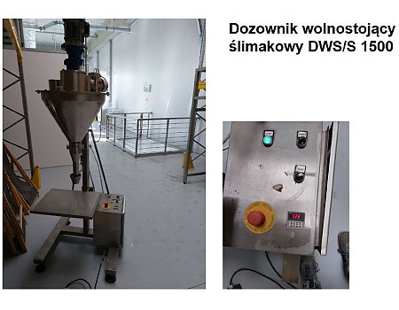 ❕ Dozownik wolnostojący ślimakowy DWS/S 1500  ❕