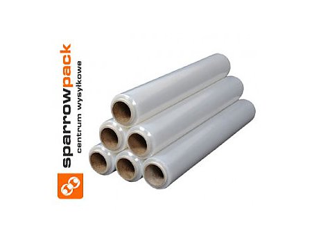 10x Folia stretch 3,0kg bezbarwna