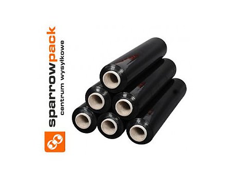 20x Folia stretch 1,5kg czarna
