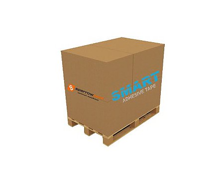 2592x Taśmy pakowe SMART kauczuk 48mm/66y - 1 paleta hurt