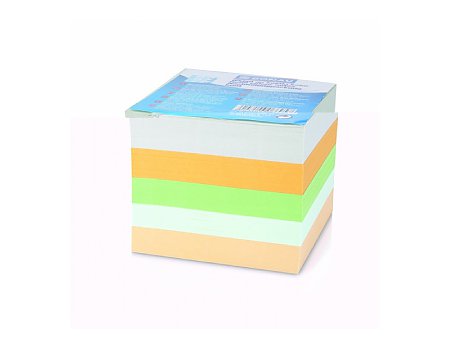 Bloczek kostka DONAU 8,3x8,5x7,5cm nieklejona kolorowa (9003106066957)