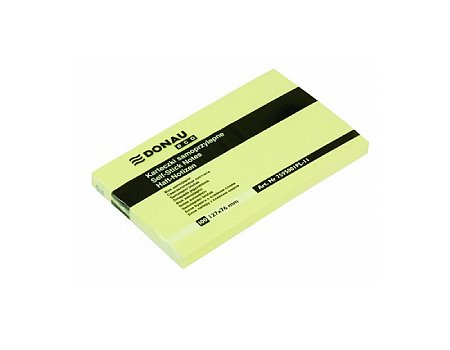 Bloczek samoprzylepny DONAU Eco 127x76mm żółty (5901498053705)