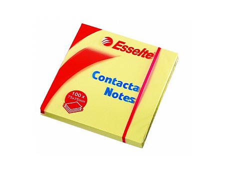 Bloczek samoprzylepny ESSELTE 75x75mm żółty (5411313830034)