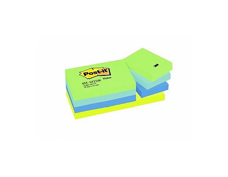 Bloczek samoprzylepny Post-it 38x51mm paleta marzycielska 12szt. (4001895871221)