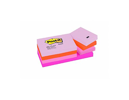 Bloczek samoprzylepny Post-it 38x51mm paleta radosna 12szt. (4001895871160)
