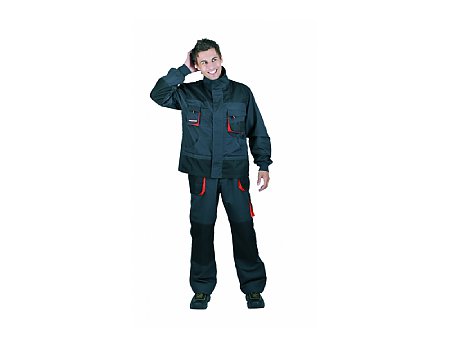 Bluza EMERTON rozmiar 56 antracytowo-pomarańczowa (8591806024892)