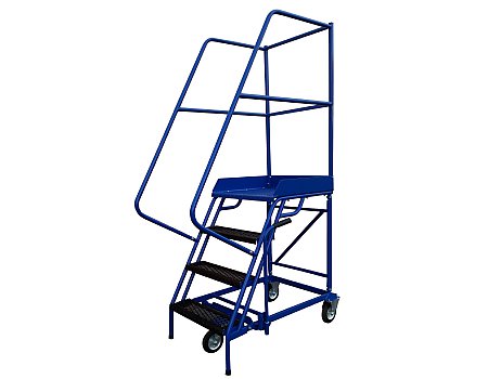 Drabina magazynowa jezdna trójkołowa DMP h1=1000 mm (08-003)