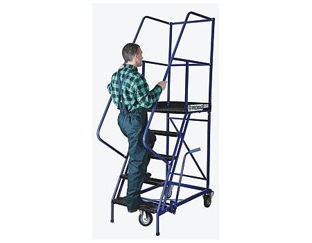 Drabina magazynowa jezdna trójkołowa DMP h1=2500 mm (08-009)