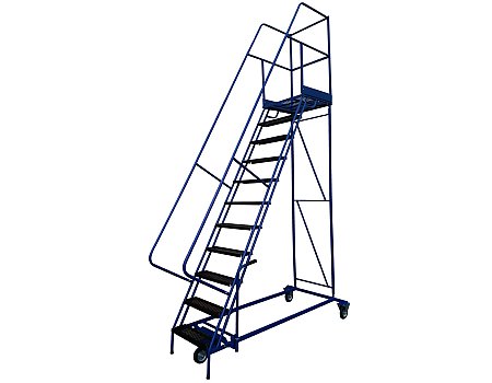 Drabina magazynowa jezdna trójkołowa DMP h1=2750 mm (08-010)