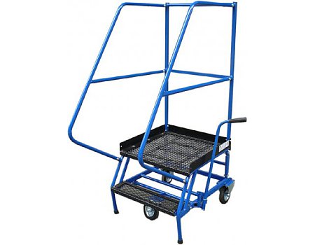 Drabina magazynowa jezdna trójkołowa DMP h1=500 mm (08-001)