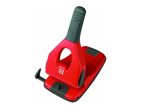 Dziurkacz SAX 618 do 65 kartek czerwony (9002219011359)