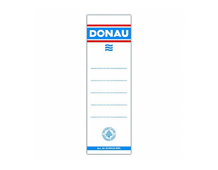 Etykiety do segregatorów wsuwane DONAU 48x153mm 20szt. (5901498005780)