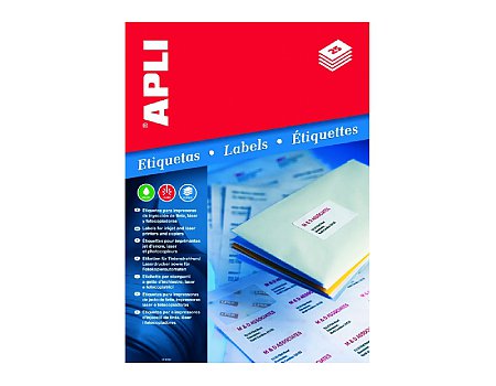 Etykiety uniwersalne APLI AP3141 210x297mm białe 100ark. (8410782031413)