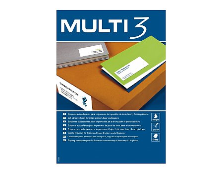 Etykiety uniwersalne MULTI 3 AP10504 199,6x289,1mm 100ark. (8410782105046)