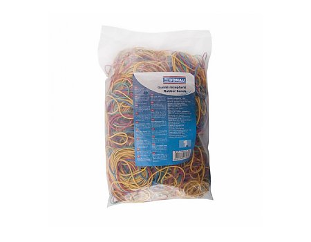 Gumki recepturki DONAU średnica 57mm mix kolorów 1kg (5901498017981)