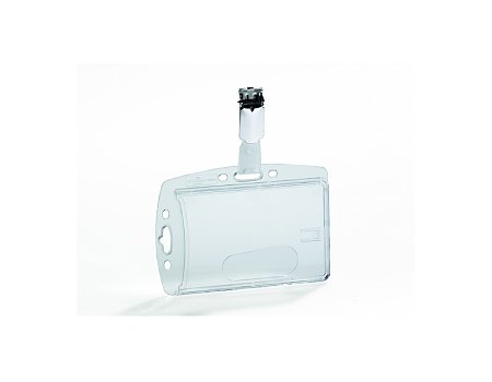 Identyfikator DURABLE z klipem z akrylu 85x54mm 25szt. (4005546800288)