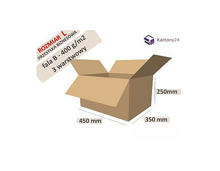karton 450x350x250 - 20szt. wym.zewn. _ pudełko (450350250)