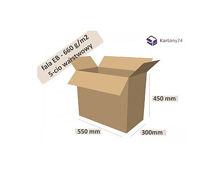 karton 550x300x450 - 10szt. 5-cio warstwowy _ pudełko (550300450)