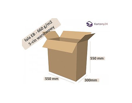 karton 550x300x550 - 10szt. 5-cio warstwowy _ pudełko (550300550)