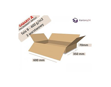 karton 600x350x70 - 20szt. paczkomat InPostA _ pudełko (60035070)