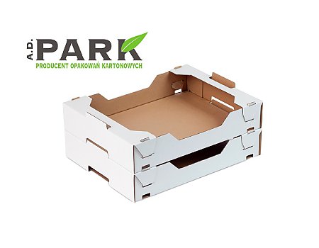 Karton cukierniczy pudełko skrzynka tacka 420x320x80 pączki ciastka