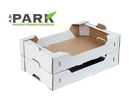 Karton cukierniczy pudełko skrzynka tacka 590x385x110 pączki ciastka