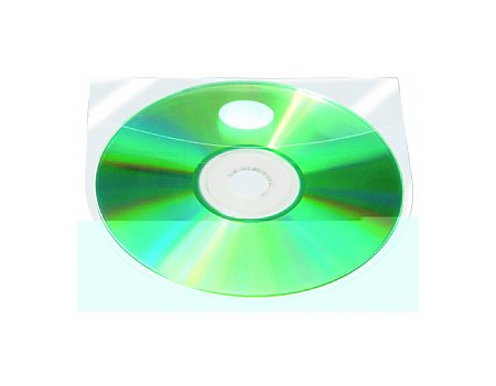 Kieszeń samoprzylepna Q-CONNECT na 2 płyty CD/DVD 10szt. (5705831270329)