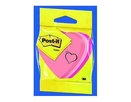Kostka samoprzylepna Post-it kształt Serduszko (3134375349864)