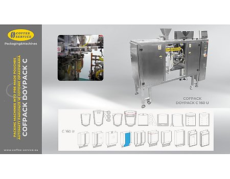 ⚙️MASZYNY ➜ Automaty pakujące COFPACK DOYPACK C 160 U, 500 M