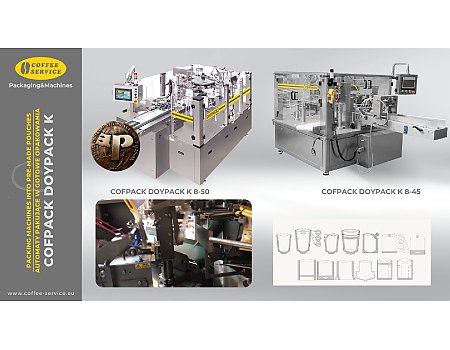 ⚙️MASZYNY ➜ Automaty pakujące COFPACK DOYPACK C 210 L/SC, C 210 L
