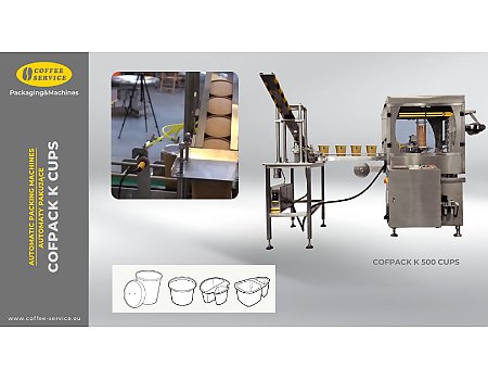 ⚙️MASZYNY ➜ Automaty pakujące w kubki COFPACK K CUPS
