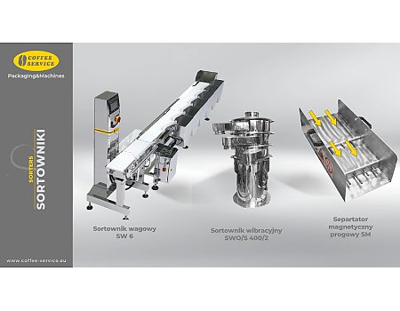 ⚙️MASZYNY ➜ SORTOWNIKI WAGOWE oraz  SEPARATORY MAGNETYCZNE PROGOWE