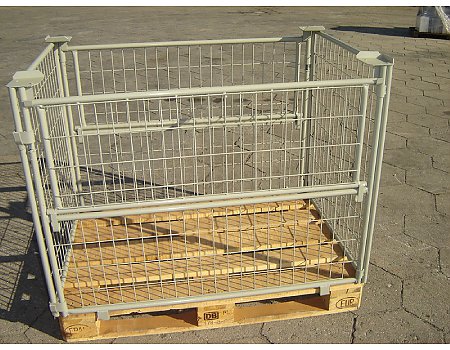 Nadstawka na paleta EUR 1200x800 gitterbox kosz pojemnik kontener karton