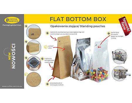 🆕OPAKOWANIA ➜ NOWOŚCI ➜ OPAKOWANIA FLAT BOTTOM BOX