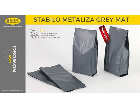 🆕OPAKOWANIA ➜ NOWOŚCI ➜ STABILO METALIZA GREY MAT