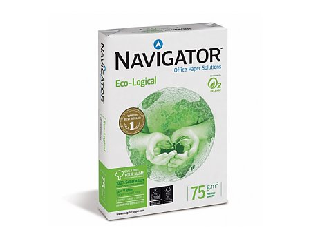 Papier ksero NAVIGATOR Eco-Logical A4 75g 500ark. (5602024355156)