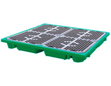 Podłoga robocza GREEN LINE pod 4 beczki (09-2154D)