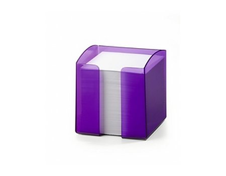 Pojemnik na karteczki DURABLE Trend fioletowy bezbarwny (4005546106182)