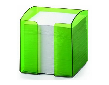 Pojemnik na karteczki DURABLE Trend zielony bezbarwny (4005546106090)