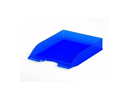 Półka na dokumenty DURABLE Basic bezbarwna niebieska (4005546105994)
