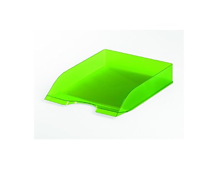 Półka na dokumenty DURABLE Basic bezbarwna zielona (4005546105963)