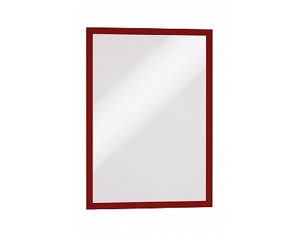 Ramka samoprzylepna magnetyczna DURABLE Duraframe A3 6szt. czerwone (4005546405872)