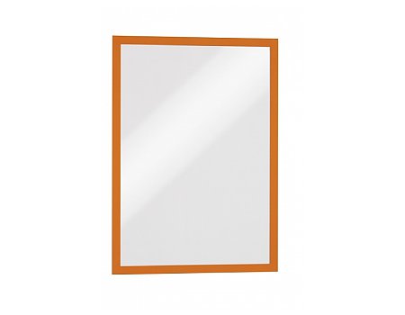 Ramka samoprzylepna magnetyczna DURABLE Duraframe A3 6szt. pomarańczowe (4005546405896)